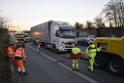 VU LKW A 4 Rich Aachen hinter Rodenkirchener Bruecke P20